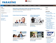 Tablet Screenshot of paradine.at